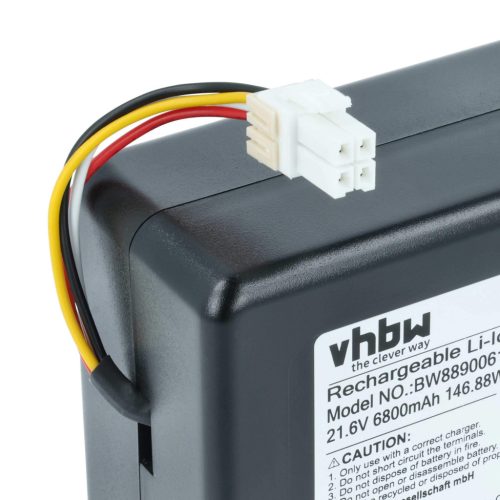 VHBW Akku Samsung DJ96-00193F, DJ96-00193B, DJ68-00741V-00, VCA-RBT72 - 6800 mAh 21,6 V Li-Ion