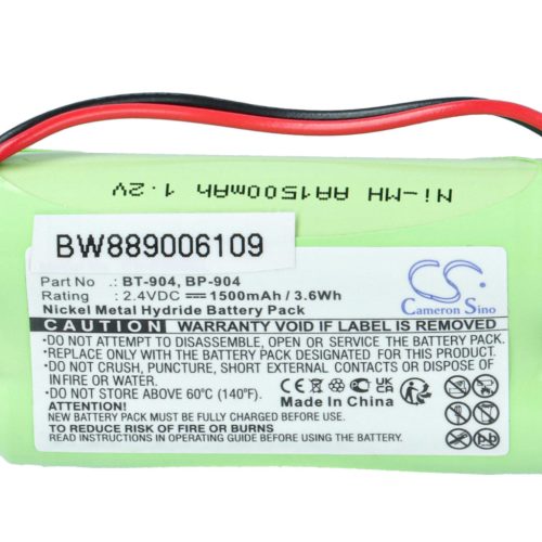 VHBW Telefon Akku BP-904, BT-904 - 1500 mAh 2,4 V NiMH