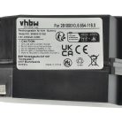 VHBW Staubsauger Akku und Ladegerät 6.683-244.0, GP 160SCHE, 6.654-118.0, 28100010 - 2000 mAh 4,8 V NiMH