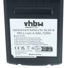 VHBW Elektromos szerszám akkumulátor BL1318, BL1518, BL1518-XJ - 4000 mAh 18 V Li-Ion