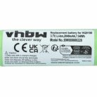 VHBW Electric Shaver Battery Philips 4222-036-11290, 4222-036-06410, 036-11290 - 2040 mAh 3.7 V Li-Ion