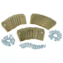 VHBW Lawn Mower Blade 505127801, 408720, 505127802 - 30 pcs