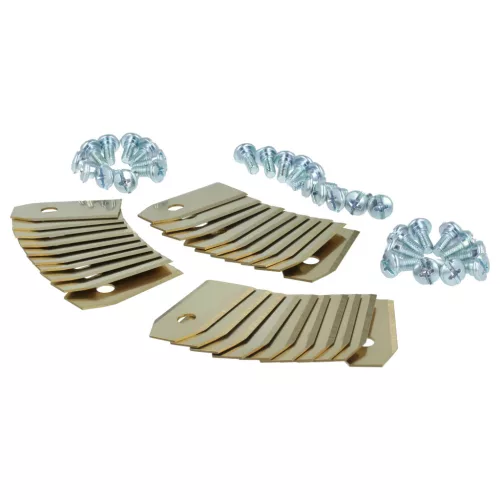VHBW Lawn Mower Blade 505127801, 408720, 505127802 - 30 pcs