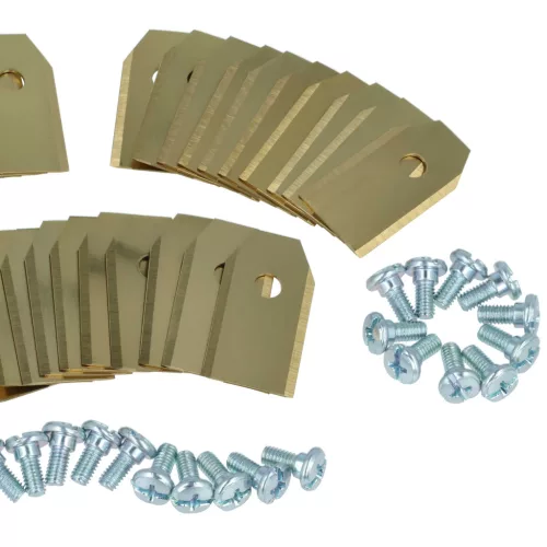 VHBW Lawn Mower Blade 505127801, 408720, 505127802 - 30 pcs