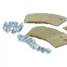 VHBW Lawn Mower Blade 505127801, 408720, 505127802 - 30 pcs