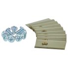 VHBW Lawn Mower Blade Philips, Scheppach, Worx, Landxcape - 9 pcs