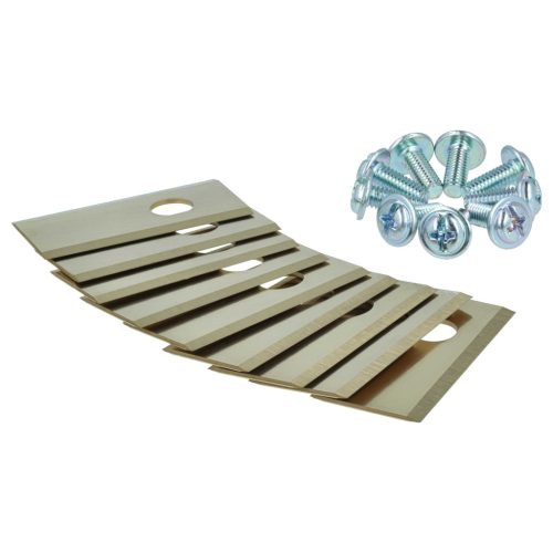 VHBW Lawn Mower Blade Philips, Scheppach, Worx, Landxcape - 9 pcs