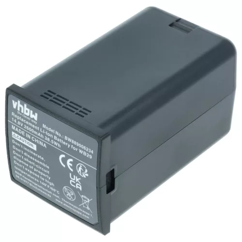 VHBW Kamera Blitzakku DFB/GDWB29, WB29 - 2600 mAh 14,8 V Li-Ion