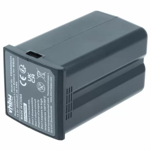 VHBW Kamera Blitzakku DFB/GDWB29, WB29 - 2600 mAh 14,8 V Li-Ion