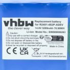 VHBW Akku Dreame R2401-4S2P-XDEV - 5200 mAh 14,8 V Li-Ion