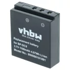 VHBW Akku Leica 18706, EA-DC-8, BP-DC8, BP-DC8E - 1100 mAh 3,6 V Li-Ion