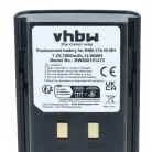VHBW Radio Akku KNB-52N, KNB-22N, KNB-21N, KNB-17N, KNB-17A, KNB-16A - 1800 mAh 7,2 V NiMH