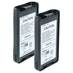   VHBW Radio Akku KNB-24LX, KNB-24, KNB-24Li, KNB-25A, KNB-25, KNB-24L - 1400 mAh 7,4 V Li-Ion