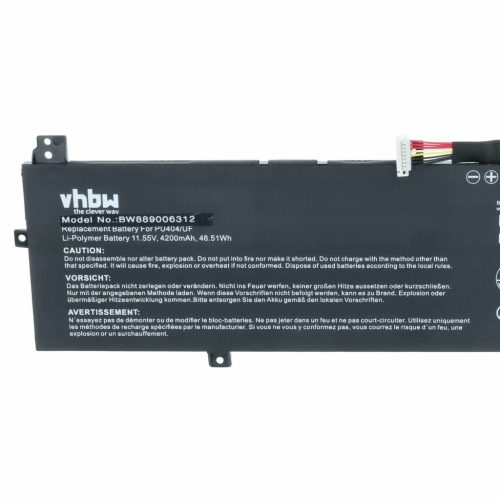 VHBW Notebook battery Asus 0B200-02860000, C31N1620-R - 4200 mAh 11.55 V Li-polymer