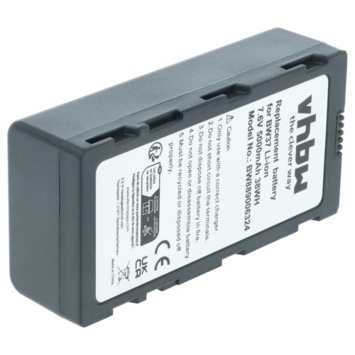 VHBW Drone Remote Control Battery DJI WB37 - 5000 mAh 7.4 V Li-polymer