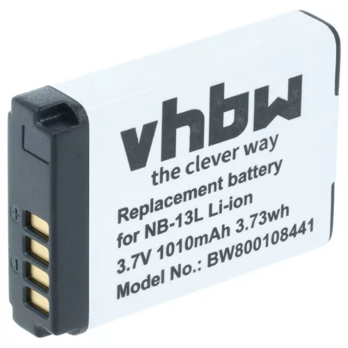 VHBW Akku und Doppel-Ladegerät für Canon NB-13L - Ladegerät Set