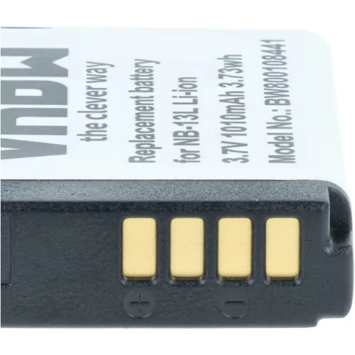 VHBW Ladegerät und Akku Canon NB-13L - 1010 mAh 3,7 V Li-Ion