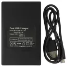 VHBW Kamera Akku und Ladegerät Canon Vixia - 1250 mAh 3,6 V Li-Ion