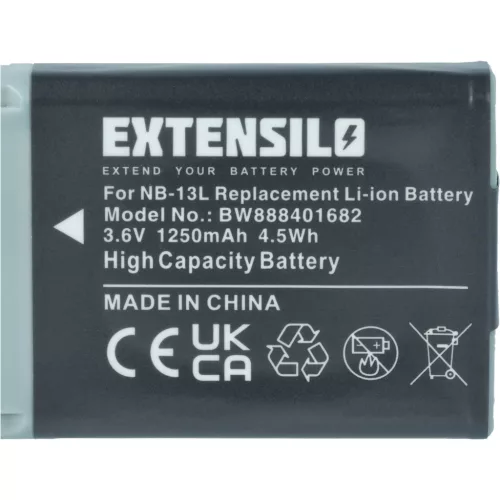 VHBW Kamera Akku und Ladegerät Canon Vixia - 1250 mAh 3,6 V Li-Ion