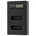 VHBW Kamera Akku und Ladegerät Canon Vixia - 1250 mAh 3,6 V Li-Ion