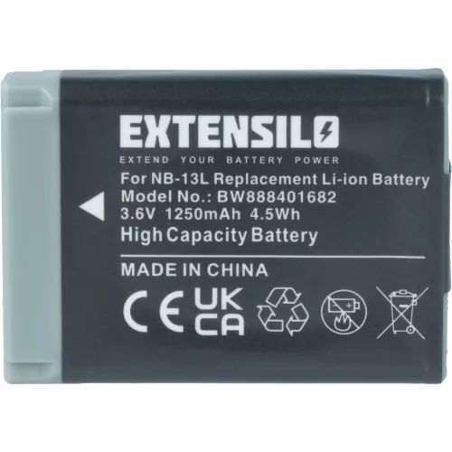 VHBW Kamera Ladegerät und Akku Canon Vixia - 1250 mAh 3,6 V Li-Ion