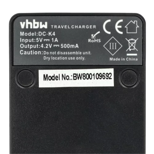 1x charging cradle, 1x charging cable, 1x battery suitable for Bosch, Praktica, Fujifilm, Leica Camera etc. -