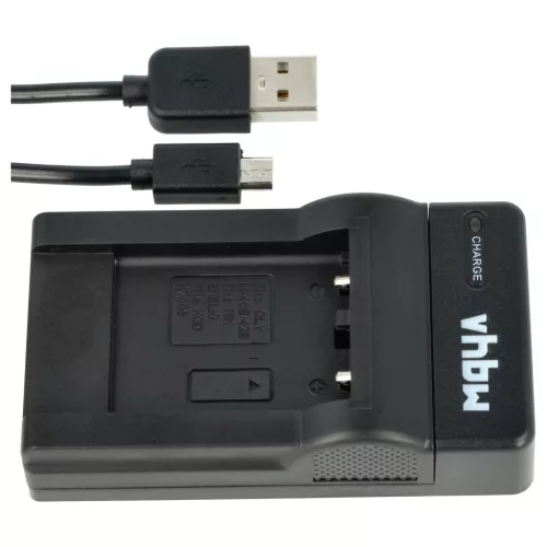 1x charging cradle, 1x charging cable, 1x battery suitable for Bosch, Praktica, Fujifilm, Leica Camera etc. -