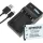1x charging cradle, 1x charging cable, 1x battery replaces BenQ DLI216 for Bosch Camera etc. - Charging Set