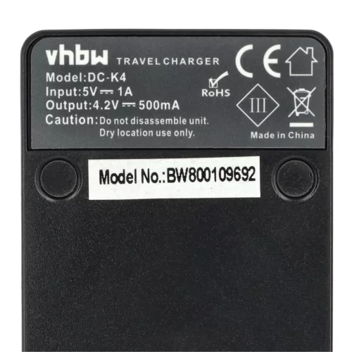 1x charging cradle, 1x charging cable, 1x battery replaces BenQ DLI216 for Bosch Camera etc. - Charging Set