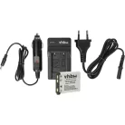 1x charging cradle, 1x car charger adapter, 1x battery, 1x power cable suitable for Bosch, Praktica, Fujifilm,