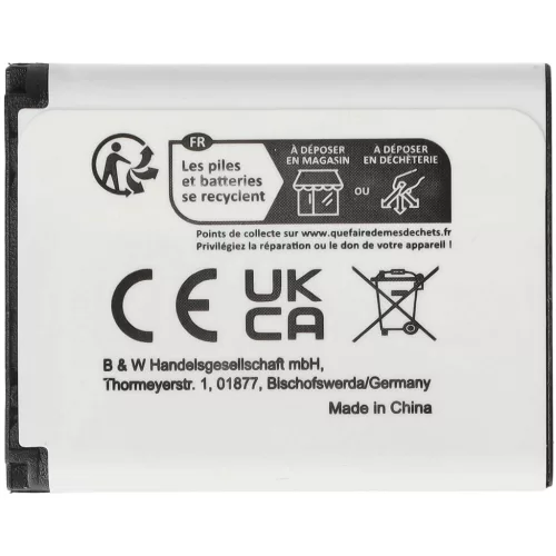1x charging cradle, 1x car charger adapter, 1x battery, 1x power cable suitable for Bosch, Praktica, Fujifilm,