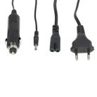 1x charging cradle, 1x car charger adapter, 1x battery, 1x power cable suitable for Bosch, Praktica, Fujifilm,