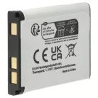 1x charging cradle, 1x car charger adapter, 1x battery, 1x power cable suitable for Bosch, Praktica, Fujifilm,