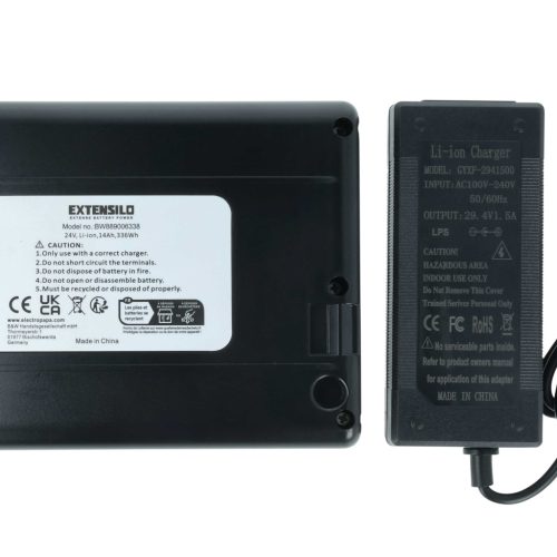 VHBW E-bike Battery Kalkhoff, Victoria, Raleigh, PortaPower, Ansmann, Curtis, MiFa, McKenzie, Vogue - 14 Ah 24 V Li-Ion