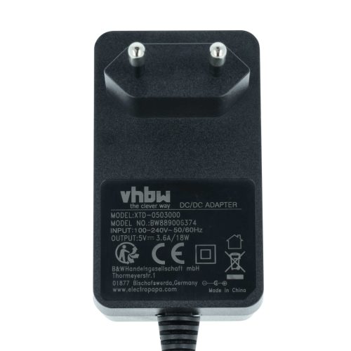 VHBW Hálózati adapter Intermec 851-089-105 helyettesítő - 18 W