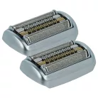 VHBW Shaving Head Braun 94M - 2 pcs, Matte Silver