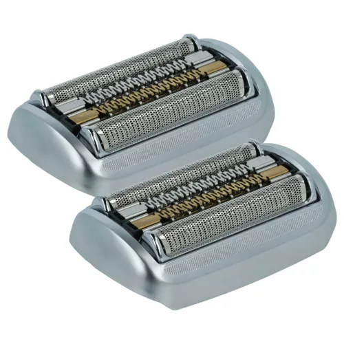 VHBW Shaving Head Braun 94M - 2 pcs, Matte Silver