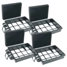 VHBW Vacuum Cleaner Filter Hanseatic 4379046385 - 4x foam filter