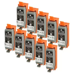 VHBW Tintenpatrone Canon PGI-35BK Ersatz - Schwarz 10 ml