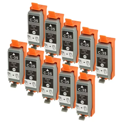 VHBW Tintenpatrone Canon PGI-35BK Ersatz - Schwarz 10 ml