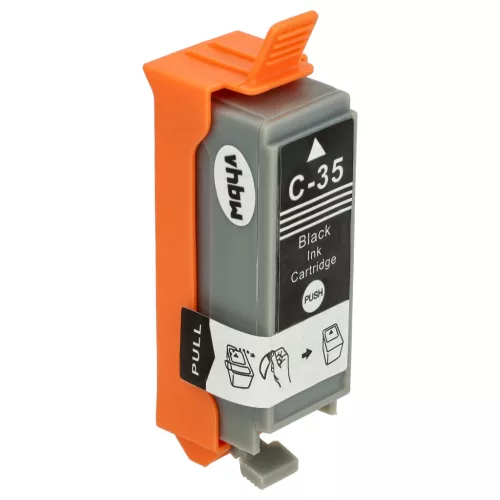 VHBW Tintenpatrone Canon PGI-35BK Ersatz - Schwarz 10 ml