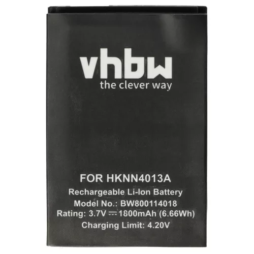 VHBW Radio Akku Motorola BT90, HKNN4013A, HKLN4440B, BT110, BT60, HKNN4013B - 1800 mAh 3,7 V Li-Ion