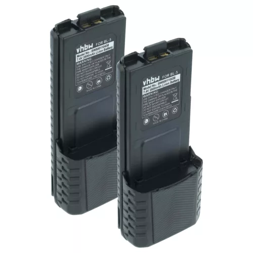 VHBW Radio Akku Baofeng BL-5 statt - 2800 mAh 7,4 V Li-Ion