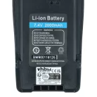 VHBW Radio Battery Replacement for Baofeng BL-6 - 2000 mAh 7.4 V Li-Ion