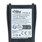 VHBW Radio Akku Baofeng BL-B - 2000 mAh 7,4 V Li-Ion