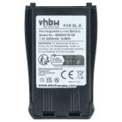 VHBW Radio Akku Baofeng BL-B - 2000 mAh 7,4 V Li-Ion
