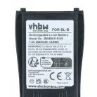 VHBW Radio Akku Baofeng BL-B - 2000 mAh 7,4 V Li-Ion