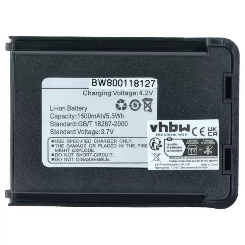 VHBW Radio Battery Baofeng BL-3L - 1500 mAh 3.7 V Li-Ion