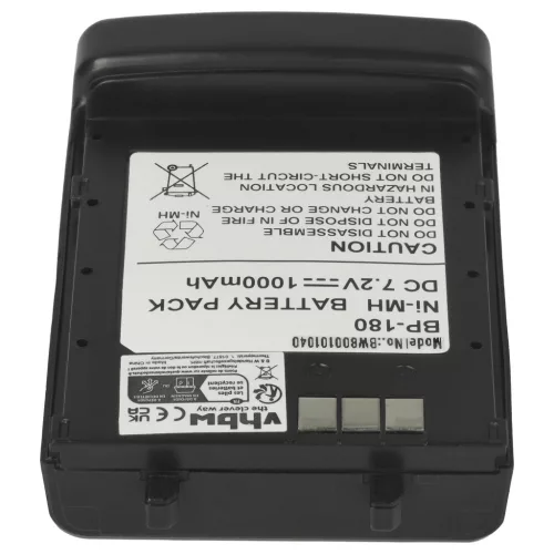 VHBW Radio Akku BP-173, BP-180H, BP-180 - 1000 mAh 7,2 V NiMH