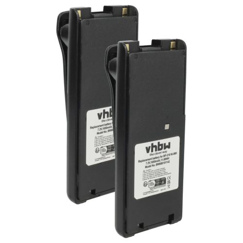 VHBW Radio Battery Icom BP-210N, BP-211, BP-210, BP-209N, BP-209 - 1650 mAh 7.2 V NiMH